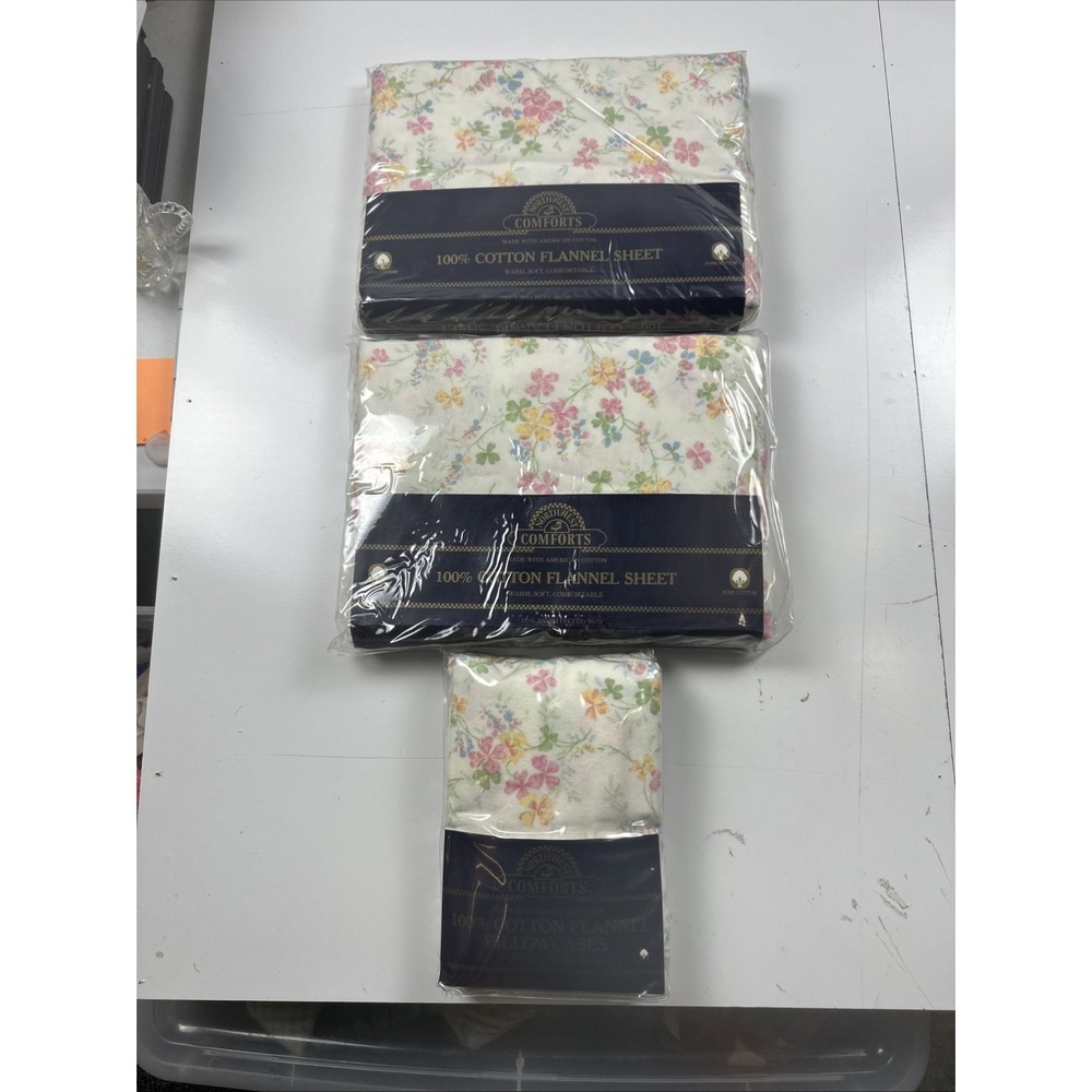 Vintage Northwest Comforts  Sheet Set. Fits twin Bed.